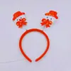 Regalos pequeños de Navidad para niños al por mayor nueva diadema de Papá Noel Día de Año Nuevo premios de jardín de infantes para enviar a los niños regalos