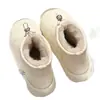 Pantuflas de Algodón de Caña Alta para Mujer para Invierno para Uso Exterior 2024 Nuevo Hogar Interior Forradas de Felpa Cálidas Impermeables de Cuero PU Zapatos de Algodón para Mujer