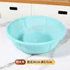 Cesta de Lavar Legumes para Cozinha Cesta Doméstica para Escorrer Frutas Cesta Redonda para Frutas Cesta de Escorrer para Pia Peneira de Plástico Cesta de Lavar Arroz
