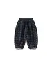 Ropa para niños Bangxuan, pantalones casuales para niñas, ribete de encaje de lunares, pantalones largos para niños pequeños, pantalones de chándal para bebé de primavera y otoño, pantalones para niños de corte holgado