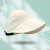 Novo Chapéu Viseira de Sol de Aba Larga para Verão com Proteção Solar e Logo Personalizado, Chapéu Respirável de Secagem Rápida para Uso Externo que Pode Segurar uma Máscara