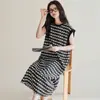 [Algodón Puro] Camisón de Verano para Mujer, Vestido de Longitud Media sin Mangas, Ropa de Casa Casual Holgada, Se Puede Usar Afuera