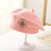 Gorro para Bebé Primavera y Otoño Gorro Tejido Delgado Boina Infantil Linda Súper Adorable Unisex Versátil Gorro de Pintor Moderno