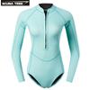 Traje de buceo para adultos, traje de baño húmedo, traje de surf, traje de snorkel, traje de surf de manga larga, cálido y resistente al frío, traje de buceo con protección solar.