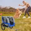 Reboque de Bicicleta para Cães e Gatos de Carga Caixa Grande Dobrável para Animais de Estimação Ciclismo Corrida Acampamento Bicicleta Dobrável Fábrica