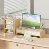 Soporte para monitor de computadora, sala de juegos, dormitorio, monitor elevado, soporte de enfriamiento, elevador de escritorio