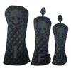 Funda de Palo de Golf Calavera Fantasma de Madera Forro de Tela Pu Impermeable Felpa Engrosada Funda Protectora para Palo 1/F/F/U