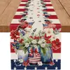 Amazon Transfronterizo Día de la Independencia Producto Nuevo: Aniversario de la Fundación Americana 250º Aniversario Camino de Mesa y Mantel, Exquisita Decoración para un Ambiente Festivo