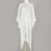 Nuevo Comercio Exterior Hueco Color Sólido Poliéster para Mujer Popular Europeo y Americano Venta Caliente Color Puro Ropa Exterior Chal Suave en Stock Protección Solar para la Playa