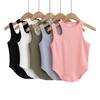 Verano nuevo top chaleco asimétrico hueco para mujer europeo y americano C76605