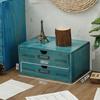 Suporte Elevado de Madeira para Computador Armário de Acabamento de Armazenamento de Mesa de Escritório Caixa de Madeira zakka Caixa de Armazenamento de Cosméticos Tipo Gaveta