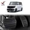 Adequado para Nissan 25 Roox Pedal de Acelerador e Freio Modificado Capa Almofada Antiderrapante Liga de Alumínio Instalação Sem Furos
