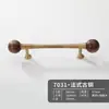 Alça de latão Novo estilo antigo chinês porta de armário guarda-roupa sapateira móveis estilo minimalista francês nogueira alça longa