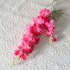 Flor Simulada Delphinium Terciopelo Jacinto de 2 Puntas Flor Falsa Flor de Seda Guía de Camino de Boda Decoración de Sala de Estar Violeta Al por Mayor