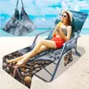Fornecimento Exclusivo Transfronteiriço de Capas para Cadeiras de Praia de Microfibra, Série Oceano com Impressão Digital 3D, A partir de Uma Peça