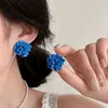 Brincos Florais Coloridos Super Fada para Mulheres, Brincos com Atmosfera Estilo Férias na Praia de Verão, Brincos Pequenos Frescos e Doces Estilo Floresta