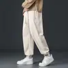 Pantalones de pana para hombre Primavera y Otoño 2023 Nuevo Ocio Moda Marca Pantalones Deportivos forrados de vellón Pantalones Holgados Dose
