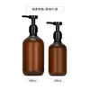 Em Estoque 300ml Álcool em Gel Garrafa Plástica para Pet, Alta Qualidade 500ml Frasco com Bomba para Gel de Banho Shampoo