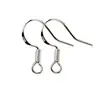 Ganchos para la oreja de plata pura S925, accesorios para hacer uno mismo, joyería creativa, pendientes hechos a mano, accesorios para colgar la oreja, tienda de fábrica