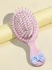 Mini Peine de Bolsillo de Aire de Dibujos Animados Peine de Peluquería Peine Suavizante para el Cabello en Casa Lindo Infantil Peine Pequeño de Cojín de Aire Colorido Logo