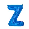 Globos de Papel de Aluminio de 16 pulgadas Versión Americana Letras y Números Azules A-Z 0-9 Globos de Decoración para Fiestas y Festivales Más Vendidos al por Mayor