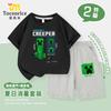 Roupas Minecraft Meninos Camiseta de Manga Curta Conjunto de Shorts de Verão Infantil Roupas Minecraft Infantil Roupas de Verão para Meninos