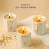 Vela perfumada artesanal sem fumaça de Osmanthus de verão, cera de soja, fragrância personalizada, ornamento decorativo para atmosfera, caixa de presente