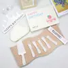Set de plato de papel para vajilla de pastel de cumpleaños, platos desechables, tenedores, cuchillos, cubiertos, caja de regalo, sombrero, caja de velas combinación