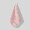 Toalla de Mano de Terciopelo Coral Colgante Absorbente Sin Pelusa Cuadrada Pequeña Toalla Hogar Cocina Trapo de Secado Rápido Pañuelo Lindo de Dibujos Animados