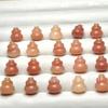 Fruta de bodhi natural tallado garra de gato gato de la suerte caqui zorro de nueve colas DIY texto juego cuentas de Buda accesorios de joyería cadena para teléfono móvil