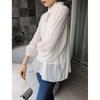 Conjunto de Dos Piezas para Mujer de Manga Larga con Mangas de Farol Anudadas, Camisa de Seda de Hombro Recto, Ropa de Una Pieza para Mujer al por Mayor
