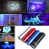 Linterna de 9 LEDs Luz Morada Detector de Dinero Multifunción UV Linterna de Mano 395 Ultravioleta Linterna Pequeña