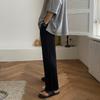 MYQ pantalones deportivos grises para hombre estilo coreano modernos holgados casuales pantalones de sudadera para pareja pantalones rectos pantalones largos de pierna ancha