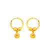 Aretes Completos de Oro Arena de Vietnam Latón Chapado en Oro Cuentas de Transferencia Cuentas de Oro Fideos de Arena Aretes de Moda para Mujer Accesorios para Aretes