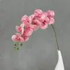 Nueva decoración del hogar de orquídea mariposa 3D9, adornos para sala de estar, decoraciones de flores artificiales, adecuado para bodas, hoteles y escenarios