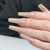 Uñas Postizas Huanhuan Color Nude de Moda Estilo Puro Deseo Templo Ganlu Hechas a Mano Parches de Uñas Postizas