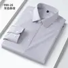 Nueva Camisa de Rayas de Modal para Viajes de Negocios, Ropa Formal Profesional, Sin Bolsillos, Camisa sin Planchar para Hombre, Manga Larga
