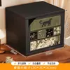 Caja de almacenamiento de estantería de escritorio, organizador de mesa para sala de estar, estante de almacenamiento para el hogar para dormitorio o estudio, gabinete de almacenamiento de libros y revistas para escritorio