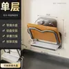 Estante para Tapa de Olla con Ventosa Cocina Sin Taladro Fuerte Succión Montado en Pared Estante de Colocación Tabla de Cortar Tabla de Cortar Estante de Almacenamiento Multicapa
