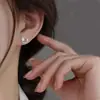 Aretes Cósmicos de Saturno para Mujer, Aretes de Moda con Circonitas, Estilo Coreano, Populares entre Estudiantes y Personas que Van al Trabajo, Selección de Influencers