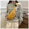 Bolso cruzado conveniente de múltiples capas para viajar, Bolso de cintura popular casual de moda para exteriores de color liso, Bolso de pecho moderno estilo coreano personalizado para mujer
