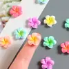 Tamaño pequeño flor de resina agujero zapatos flor funda para teléfono móvil pegamento crema DIY aislamiento parche para taza de agua accesorios para el cabello accesorios