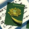 Marcadores Metálicos Huecos Creativos con Logos Personalizados, Soportes Creativos Personalizados para Páginas de Lectura, Pequeños Regalos Culturales y Creativos, Personalizados con Tu Propio Diseño
