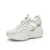 Zapatos Casuales de Malla Transpirable para Mujer Primavera/Verano 2026 Zapatillas Chunky de Papá Nueva Temporada Ligeros con Suela Gruesa para Aumentar la Altura Zapatos Deportivos para Personas Bajitas