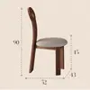 Mesa Redonda de Comedor de Madera Maciza con Plato Giratorio de Piedra Incrustado, Estilo Wabi-Sabi, Mesa Grande para el Hogar, Estilo Mid-Century, Mesa de Comedor de Madera de Fresno Blanco