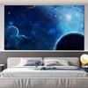 Tela Colgante de Fondo de Cielo Estrellado Cósmico, Tapiz de Gama Alta Simple para Sala de Estar y Dormitorio, Tela de Fondo para Mesita de Noche, Arreglo Atmosférico