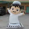 Escultura IP luminosa de PRFV personalizada mascote de grande empresa figura de desenho animado fábrica de origem instalação no local