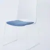 Cadeira de treinamento de plástico galvanizado, PP espessado, adequada para escolas, empresas, salas de conferência, empilhável, design simples para palestras e treinamento de escritório