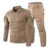 Conjunto de Uniforme Frog G2 para Homens, Manga Longa Camuflagem Americana Resistente ao Desgaste para Uso Externo Uniforme Tático, Conjunto de Treinamento no Atacado, Uniforme de Segurança Transfronteiriço