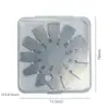 Juego de Galgas de Espesor 75-300mm Calibrador de Espesor Galga de Espesor Combinada Calibrador de Holguras 0.01-1mm Sistema Métrico e Imperial con Insertos de Latón